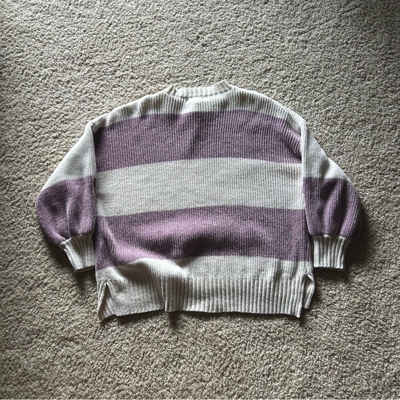 Altar’d State Striped Oversized Sweater - Picture 3 of 3